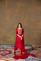 Deep Red Suit Set