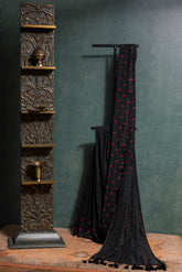 Black Cotton Saree
