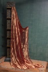 Deep Maroon Tissue Dupatta