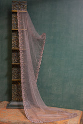 Lilac Organza Dupatta
