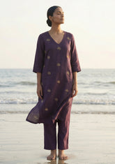 Violet Kurta Set
