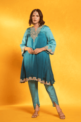 Blue modal dress