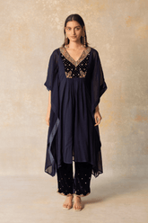 Deep blue Kaftan dress