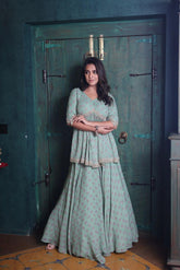 Sea Green Outfit Achkan