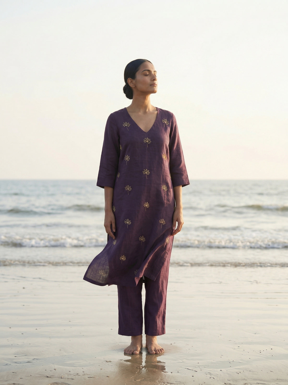 Violet Kurta Set