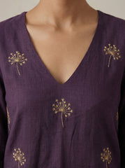 Violet Kurta Set