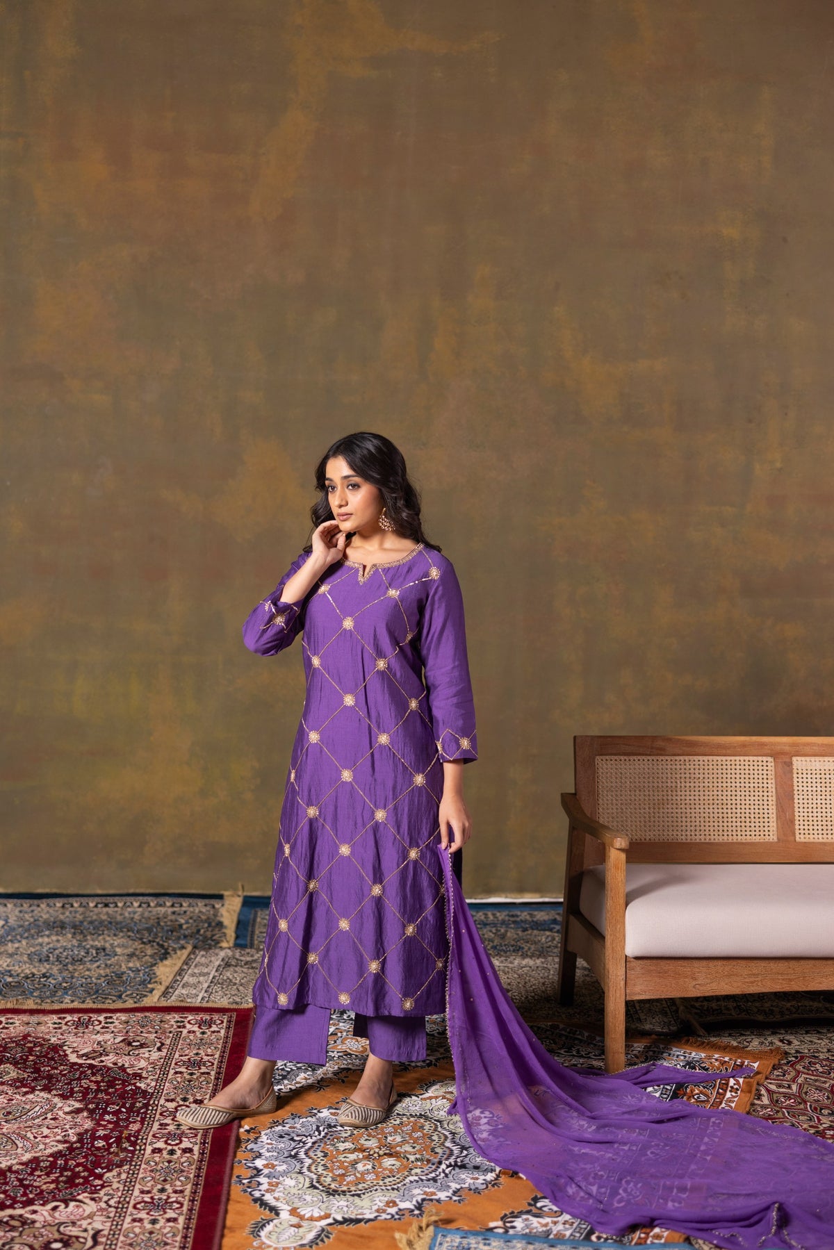 Violet Suit Set
