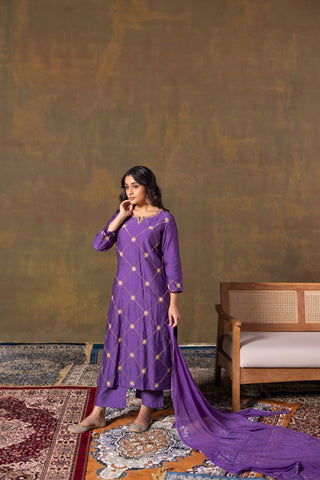 Violet Suit Set