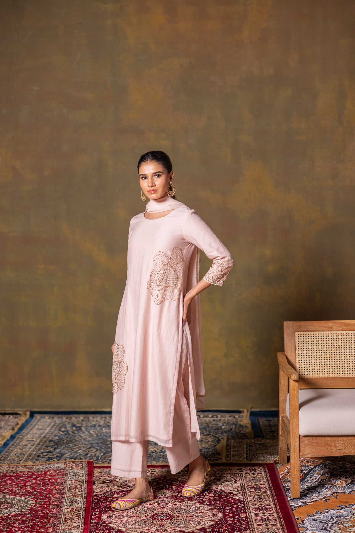 Soft Pink Suit Set