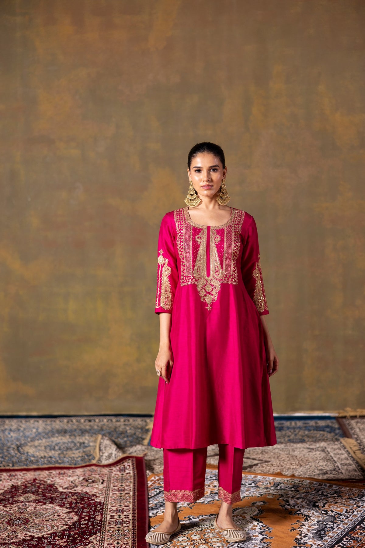 Fuchsia Suit Set