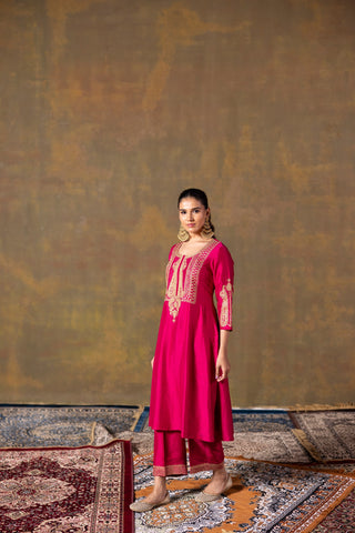 Fuchsia Suit Set