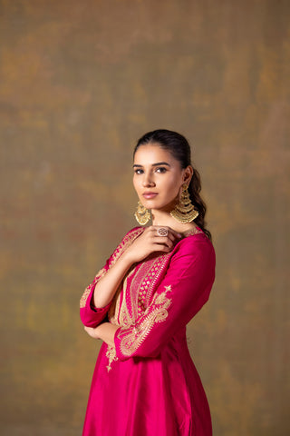 Fuchsia Suit Set