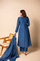 Midnight blue  kurta set