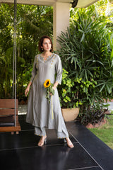 Grey kurta set