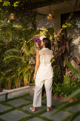 Graceful embroidered co-ord set