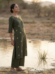 Olive Kurta Set