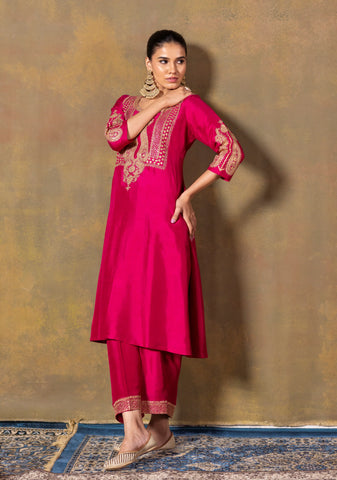 Fuchsia Suit Set