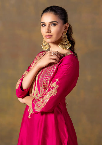 Fuchsia Suit Set