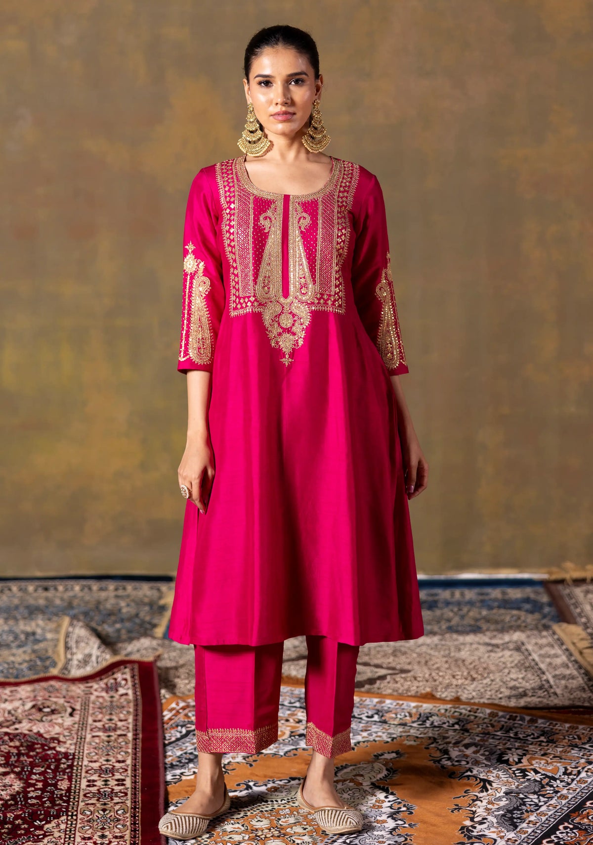 Fuchsia Suit Set