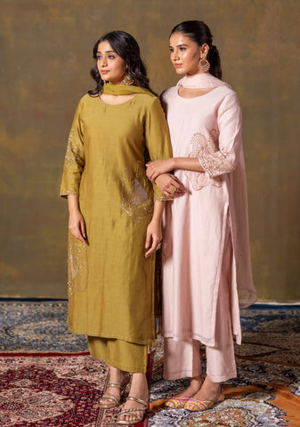 Soft Pink Suit Set