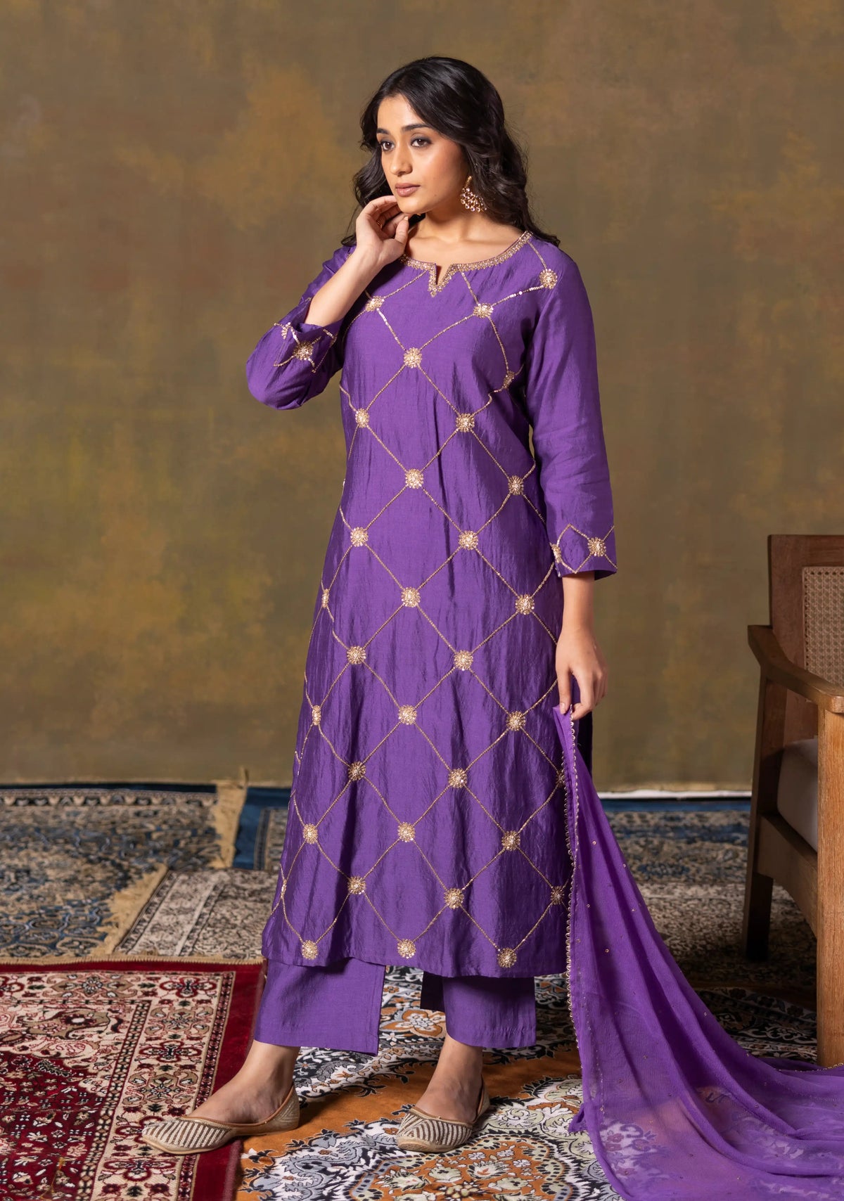 Violet Suit Set