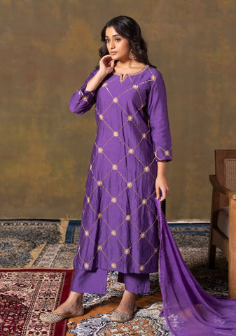 Violet Suit Set