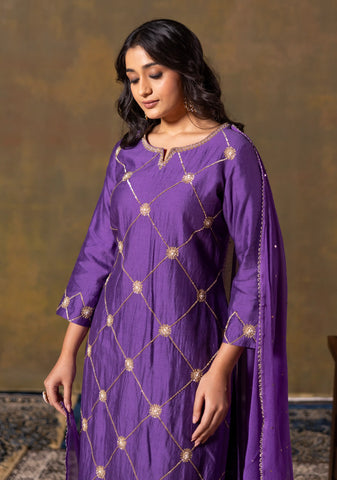 Violet Suit Set