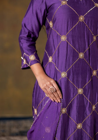Violet Suit Set