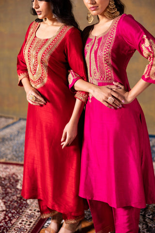 Deep Red Suit Set