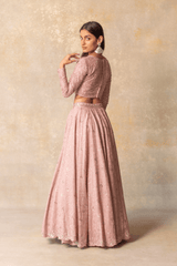 Nude lehenga set