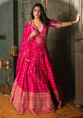 Hot pink lehenga set