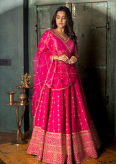 Hot pink lehenga set