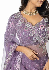 Lavender lehenga set