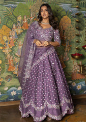 Lavender lehenga set
