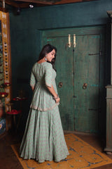 Sea Green Outfit Achkan