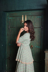 Sea Green Outfit Achkan