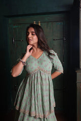 Sea Green Outfit Achkan